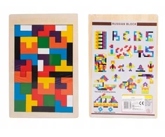 Norimpex *****Medinės Tetris kaladėlės dėlionė ant lentos 1007883