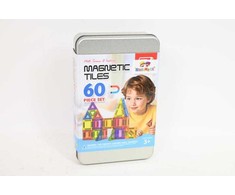 Norimpex Magnetiniai blokeliai 60 elementų, 3D metalinė dėžutė