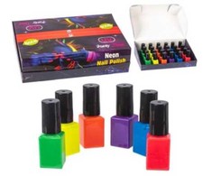 Norimpex Vandens nagų lakas Neon Glow In UV Lengvai nuimamas Nulupamas