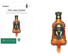 PartyDeco Folinis balionas "Viskio butelys" 16*31cm