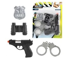 Žaisliniai policininko reikmenys Toi Toys 4vnt. 3+ m.