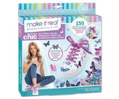 Make It Real Padarykite tai tikru batų dekoracijų rinkiniu Lipdukas Chic Buterflly 1325