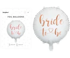 Party Deco Folinis balionas "Bride to be" 45cm