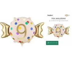 PartyDeco Balon fol.Cukierek 9 61x37cm mix FB387-9 78376