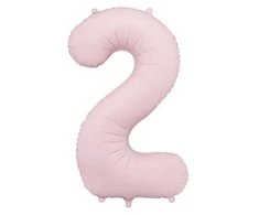 Party Deco „PartyDeco“ balionų folija. 2 numeris 86 cm šviesiai rožinis 76143