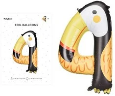 Party Deco Folinis balionas skaičius 4 pelikanas 68*91cm