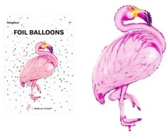 Party Deco Folinis balionas "Rožinis flamingas"