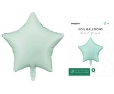 Party Deco PartyDeco Balon fol.Gwiazdka 48cm žalia FB3T-012 75894