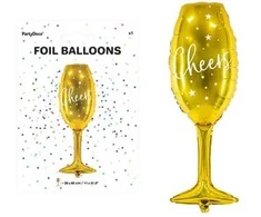 PartyDeco Folinis balionas "Taurė" 28&amp;80cm