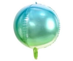 Party Deco Balionas Ombre PartyDeco Ø35cm folinis/žalsvas