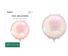 PartyDeco Balon fol.pastyl.Witaj w Domu 35x35 j.róż 27497