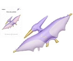 PartyDeco Folinis balionas "Skraidantis dinozauras" 120&amp;62cm