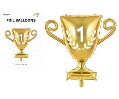 Boland Traciks Folinis balionas auksinis "Taurė" 64&amp;61cm
