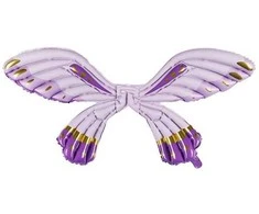 Amscan Folinis balionas "Drugelio sparnai" violetinis 97*70cm