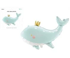 Party Deco Folinis balionas "Banginis" 93&amp;60cm