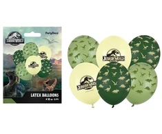 PartyDeco Balony 30 cm Juros periodo pasaulis mišinys 1op/6szt 30503