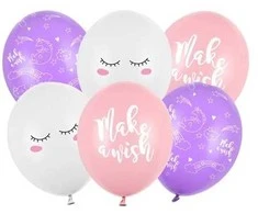 Party Deco PartyDeco Balony 30cm Vienaragis Pastel PureWhite A6 64194