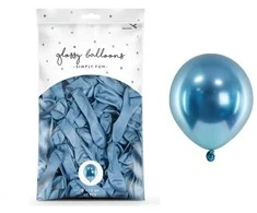 PartyDeco Balony Glossy 12 nieb.A50 CHB1-5-001-50 02036
