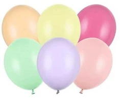 Party Deco Balionai Party deko 30cm/10vnt. pastelinių spalvų