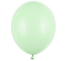 PartyDeco Stiprūs balionai Pistacijų žalia 30 cm, 50vnt