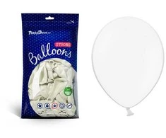 PartyDeco Balony Strong 30cm PastelPureWhite A50 19996