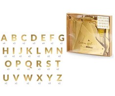 Party Deco Baner Alfabet auksinė 14cm