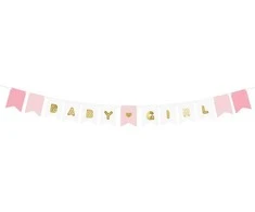 Party Deco PartyDeco GRL60, vėliavėlė, daugiaspalvė, 175 mm, 150 mm, 130 mm, 205 mm