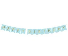 Girlianda Happy Birthday PartyDeco H15cm/1.75m