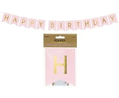 Girlianda Happy Birthday PartyDeco H15cm/1.75m