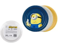 PartyDeco Minion lėkštės 18 cm mišinio 1 pakuotė/6 vnt. TPP109 12219