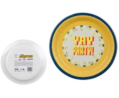 PartyDeco Minion lėkštės 23 cm mišinio 1 pakuotė/6 vnt. TPP108 14077