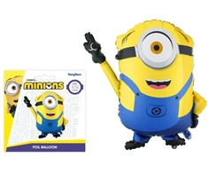 PartyDeco Minion Mel folijos balionas 72x64 mišrus FB328 30374