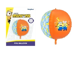 PartyDeco Minions balionas, folijos balionas, 75 cm, mišinys, 30404