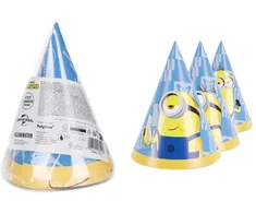 PartyDeco Minions kepurės 16 cm mišinio 1 pakuotė/6 vnt. CPP35 30428