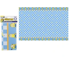 PartyDeco Popierinė staltiesė Minions 180x120 mišinio OBP11 30312