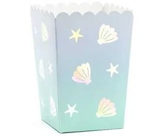 Party Deco Dėžutės popcorn "Deimantai" 6 vnt 7*7*12,5cm