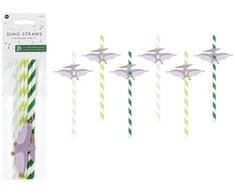 PartyDeco pterodaktilo šiaudeliai 19,5 cm mišinio A6 25943