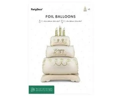 PartyDeco Stojšcy Balon fol.Tort 70x100 mix FB374 74873