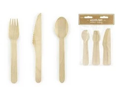 Party Deco Mediniai įrankiai komplektas 16cm po 6 vnt