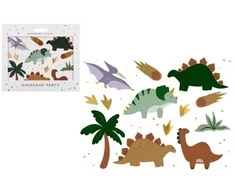 Party Deco PartyDeco Dinosaurs Tattoos mišinys A13 26384