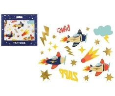 Dodo PartyDeco TATUAZ SAMOLOTY 195X165 WB