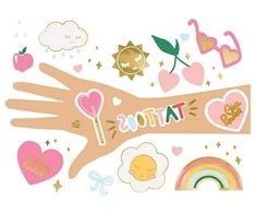PartyDeco Tattoo rinkinukas 14 vnt