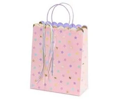 PartyDeco Torebki na prezenty Gwiazdki mix 26x32x13cm 74917