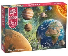 Cherry Pazzi CherryPazzi dėlionė Planet Earth in Galaxy 2000 det.