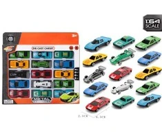 „Pro Kids“ metaliniai automobiliai, 15 vnt.