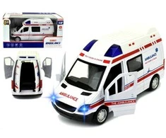 Pro Kids Važiuoklė metalowy - karetka 15cm