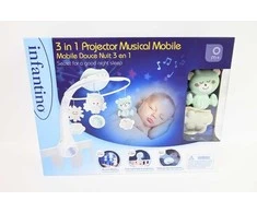 Infantino muzikinis mobilusis 3 viename žalias