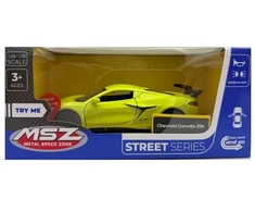 Pulio MSZ modelis Chevrolet Corvette C8 geltona św/dźw 03448