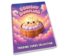 Pulio Squishy dumpling album do kolekcjonowania