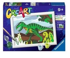 Tapymas pagal skaičius Roaming Dinosaur 23561 Ravensburger